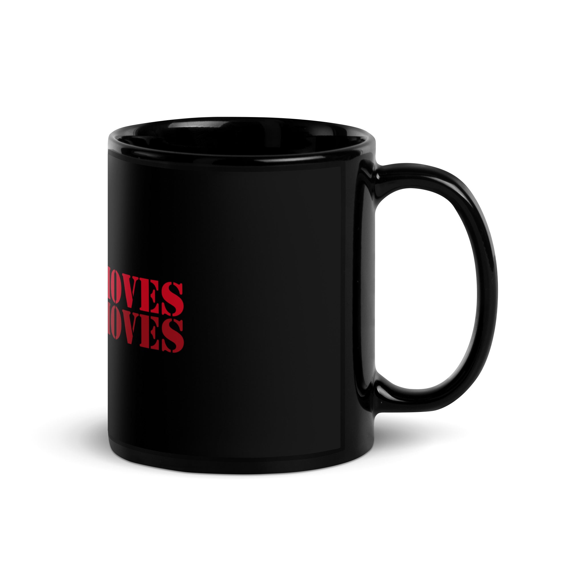 MakeMoves Black Glossy Mug